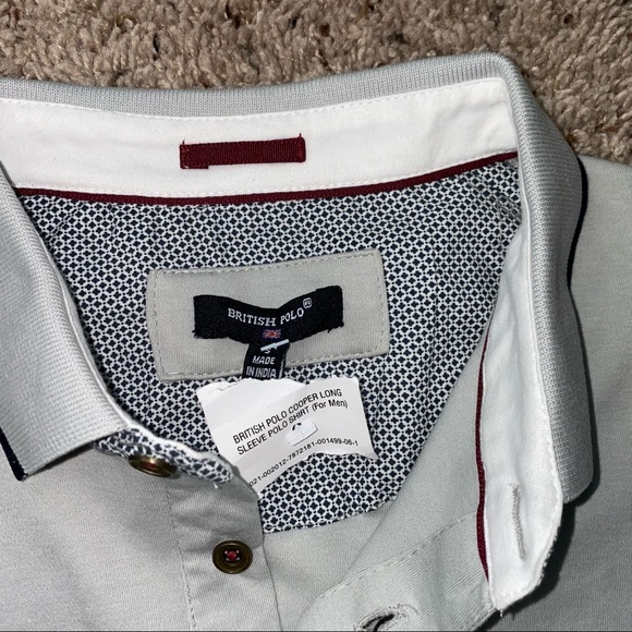 DONATED ❤️Men’s British Long Sleeve Cooper Polo - Picture 5 of 8